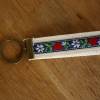 Schlüsselband Folklore aus Webband und Gurtband aus Baumwolle 14 cm Bild 2