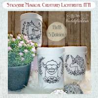 Digitale Stickserie Magical Creatures Lichtbeutel ITH 13x18 cm (5x7") Stickrahmen Bild 1