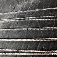 Sterling-Silberkette Collier in verschiedenen Längen und Mustern Bild 1