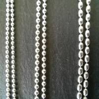 Sterling-Silberkette Collier in verschiedenen Längen und Mustern Bild 7