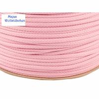 (0,40€/1m) Polyesterkordel 4 mm Durchmesser Kordel  gossamer pink Bild 1