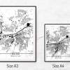 Stadtplan HAMM - Just a Map I Digitaldruck Stadtkarte citymap City Poster Kunstdruck Stadt Karte Bild 5
