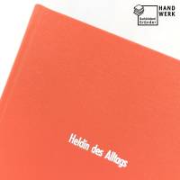 Notizbuch, Heldin des Alltags, orange, DIN A5, 100 Blatt Bild 1