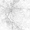 Stadtplan JENA - Just a Map I Digitaldruck Stadtkarte citymap City Poster Kunstdruck Stadt Karte Bild 2