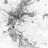 Stadtplan JENA - Just a Map I Digitaldruck Stadtkarte citymap City Poster Kunstdruck Stadt Karte Bild 4