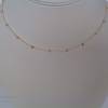 Perlenkette mit bunten Safiren, Geschenk für Frauen, Edelsteine, Brautschmuck, Safire Bild 5