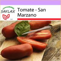 SAFLAX - Tomate - San Marzano - 10 Samen - Lycopersicon esculentum Bild 1
