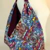 Origami-Tasche XXL Shopper Beutel japanische Einkaufstasche Bento-Bag bunte Schmetterlinge Bild 4