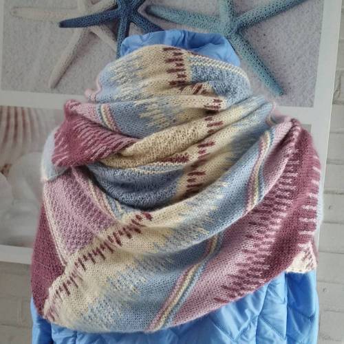 Strickanleitung I Das Wintertuch