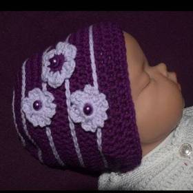 Häkelmütze Gr. 62/68