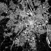 Stadtplan AUGSBURG - Just a Black Map I Digitaldruck Stadtkarte citymap City Poster Kunstdruck Stadt Karte Bild 4