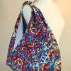 Origami-Tasche XXL Shopper Beutel japanische Einkaufstasche Bento-Bag bunte Schmetterlinge Bild 2