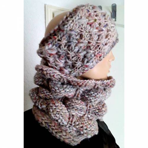 Bubble Wende Loop mit passendem Stirnband