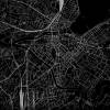Stadtplan GENF - Just a Black Map I Digitaldruck Stadtkarte citymap City Poster Kunstdruck Stadt Karte Bild 2