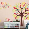 038 Wandtattoo bunter Baum farbenfrohe Vögel - in 6 Größen - wunderschöne Kinderzimmer Sticker Bild 4