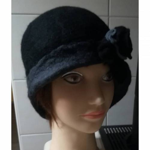 Filzhut, Cloche, Gr. 57/58