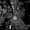 Stadtplan GÖTTINGEN - Just a Black Map I Digitaldruck Stadtkarte citymap City Poster Kunstdruck Stadt Karte Bild 3
