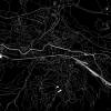 Stadtplan EISENACH - Just a Black Map I Digitaldruck Stadtkarte citymap City Poster Kunstdruck Stadt Karte Bild 2