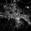 Stadtplan EISENACH - Just a Black Map I Digitaldruck Stadtkarte citymap City Poster Kunstdruck Stadt Karte Bild 4