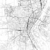 Stadtplan MAGDEBURG - Just a Map I Digitaldruck Stadtkarte citymap City Poster Kunstdruck Stadt Karte Bild 2