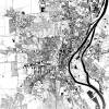 Stadtplan MAGDEBURG - Just a Map I Digitaldruck Stadtkarte citymap City Poster Kunstdruck Stadt Karte Bild 4