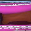 Runde Umhängetasche / Zylindertasche im Großformat aus Wollfilz mit Sicherheitsverschluss Bild 7