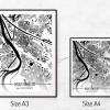 Stadtplan MANNHEIM - Just a Map I Digitaldruck Stadtkarte citymap City Poster Kunstdruck Stadt Karte Bild 5