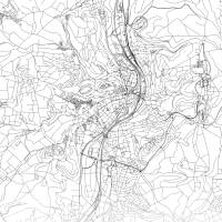 Stadtplan MARBURG - Just a Map I Digitaldruck Stadtkarte citymap City Poster Kunstdruck Stadt Karte Bild 2