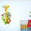 040 Wandtattoo Messlatte Maßstab Kind Kinderzimmer Safari Tiere - Wunderschöne Kinderzimmer Sticker Bild 2