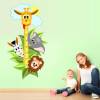 040 Wandtattoo Messlatte Maßstab Kind Kinderzimmer Safari Tiere - Wunderschöne Kinderzimmer Sticker Bild 3