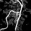 Stadtplan KOBLENZ - Just a Black Map I Digitaldruck Stadtkarte citymap City Poster Kunstdruck Stadt Karte Bild 3