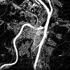 Stadtplan KOBLENZ - Just a Black Map I Digitaldruck Stadtkarte citymap City Poster Kunstdruck Stadt Karte Bild 4