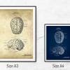 The Brain No. 2 - Patent-Style - Anatomie-Poster Bild 5