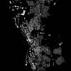 Stadtplan BREMERHAVEN - Just a Black Map I Digitaldruck Stadtkarte citymap City Poster Kunstdruck Stadt Karte Bild 3