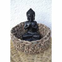 Buddha Körbchen Set 2teilig braun schwarz Bild 1