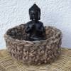 Buddha Körbchen Set 2teilig braun schwarz Bild 2