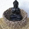 Buddha Körbchen Set 2teilig braun schwarz Bild 4