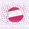 4 Kosmetikpads Baumwolle pinkfarben mit Geschenkverpackung Bild 1