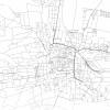 Stadtplan MÜHLHAUSEN - Just a Map I Digitaldruck Stadtkarte citymap City Poster Kunstdruck Stadt Karte Bild 2
