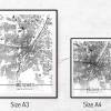 Stadtplan MÜNCHEN - Just a Map I Digitaldruck Stadtkarte citymap City Poster Kunstdruck Stadt Karte Bild 5