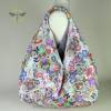 Origami-Tasche XXL Shopper Beutel japanische Einkaufstasche Bento-Bag Schmetterlinge lila flieder Bild 7