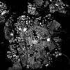 Stadtplan DARMSTADT - Just a Black Map I Digitaldruck Stadtkarte citymap City Poster Kunstdruck Stadt Karte Bild 3