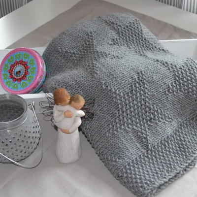 Strickanleitung I Babydecke Sternenmeer