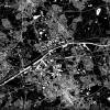 Stadtplan GELSENKIRCHEN - Just a Black Map I Digitaldruck Stadtkarte citymap City Poster Kunstdruck Stadt Karte Bild 4