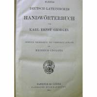 Kleines Deutsch-Lateinisches Handwörterbuch 1911 Bild 1