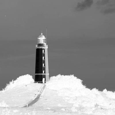Leuchtturm Dornbusch Fotografie Kunstdruck Hahnemühle FineArt Baryta