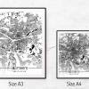 Stadtplan NÜRNBERG - Just a Map I Digitaldruck Stadtkarte citymap City Poster Kunstdruck Stadt Karte Bild 5