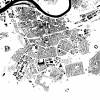 Stadtplan OFFENBACH - Just a Map I Digitaldruck Stadtkarte citymap City Poster Kunstdruck Stadt Karte Bild 3