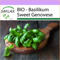 SAFLAX - BIO - Basilikum Sweet Genovese - 800 Samen - Ocimum basilicum Bild 1