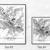 Stadtplan OSNABRÜCK - Just a Map I Digitaldruck Stadtkarte citymap City Poster Kunstdruck Stadt Karte Bild 5